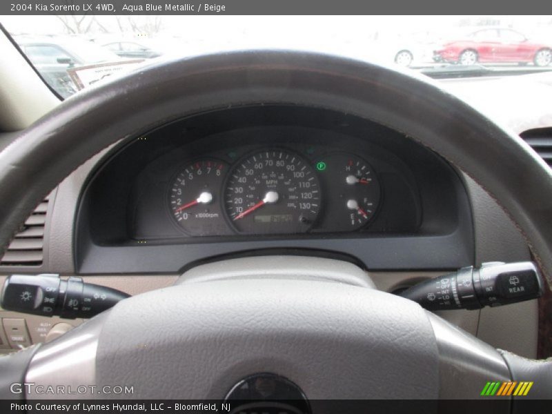 Aqua Blue Metallic / Beige 2004 Kia Sorento LX 4WD