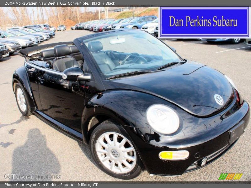 Black / Black 2004 Volkswagen New Beetle GLS Convertible