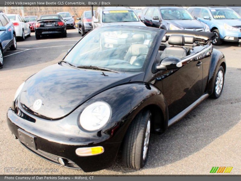 Black / Black 2004 Volkswagen New Beetle GLS Convertible