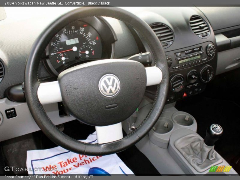 Black / Black 2004 Volkswagen New Beetle GLS Convertible