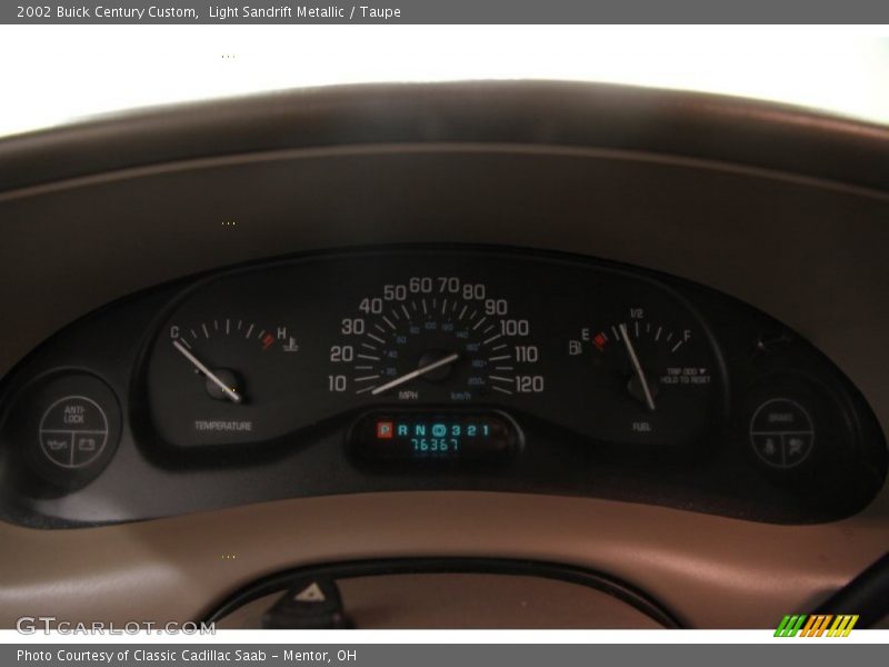 Light Sandrift Metallic / Taupe 2002 Buick Century Custom