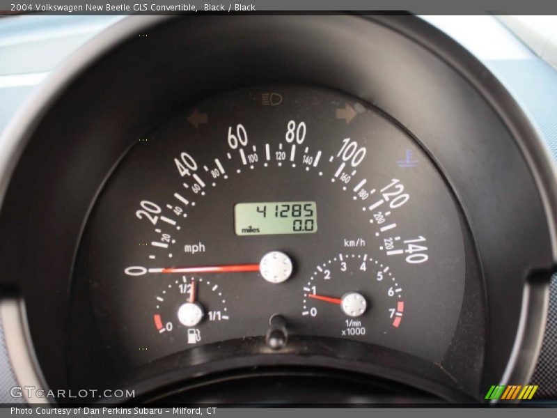 Black / Black 2004 Volkswagen New Beetle GLS Convertible