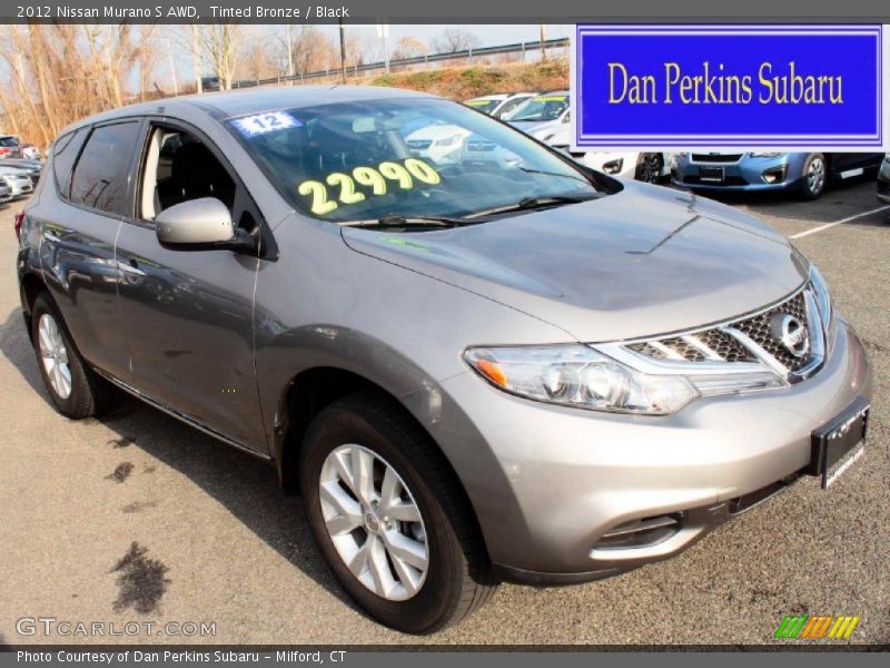 Tinted Bronze / Black 2012 Nissan Murano S AWD