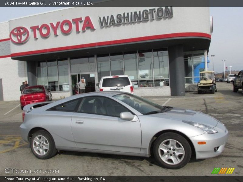 Silver Streak Mica / Black 2004 Toyota Celica GT