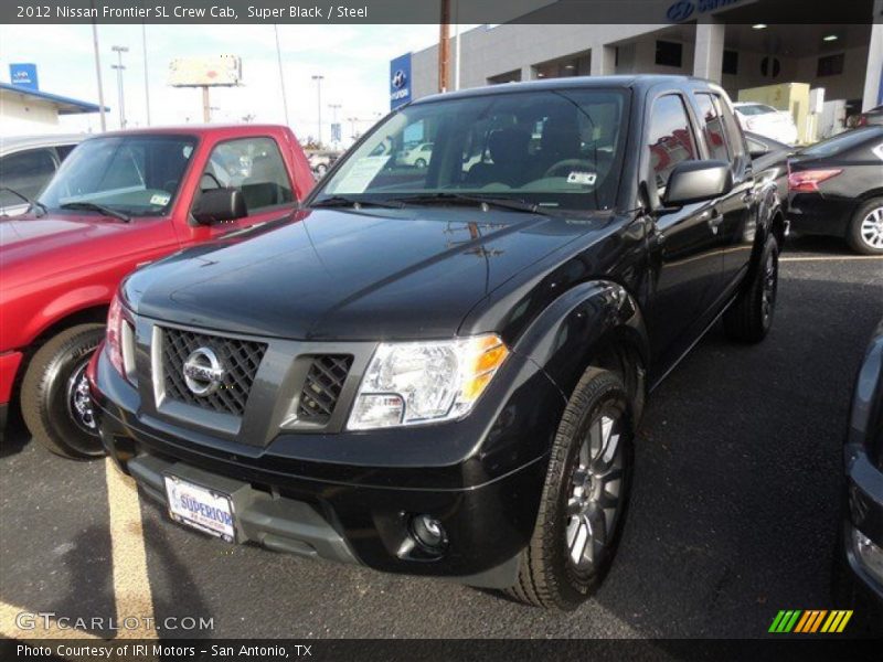 Super Black / Steel 2012 Nissan Frontier SL Crew Cab