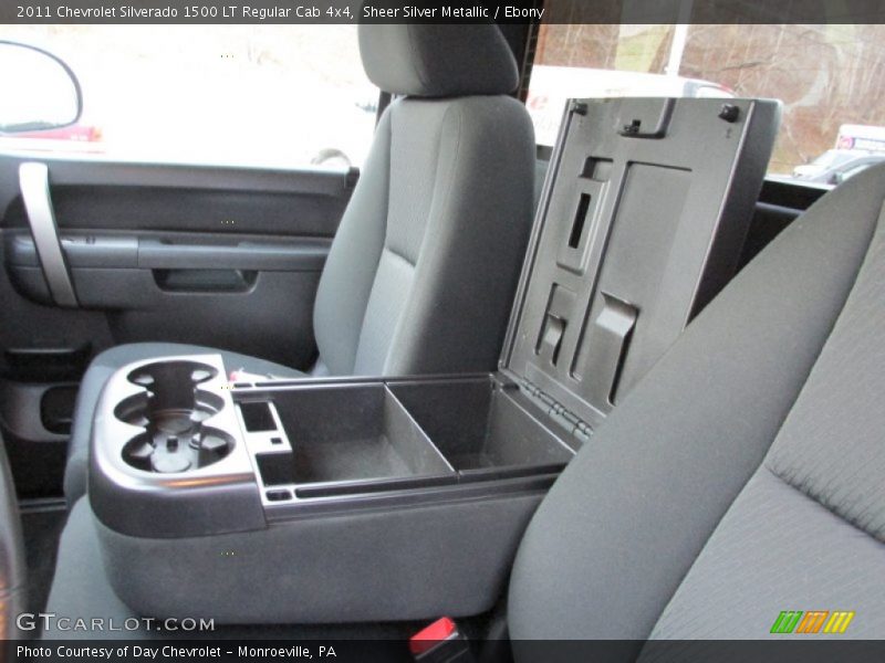 Sheer Silver Metallic / Ebony 2011 Chevrolet Silverado 1500 LT Regular Cab 4x4