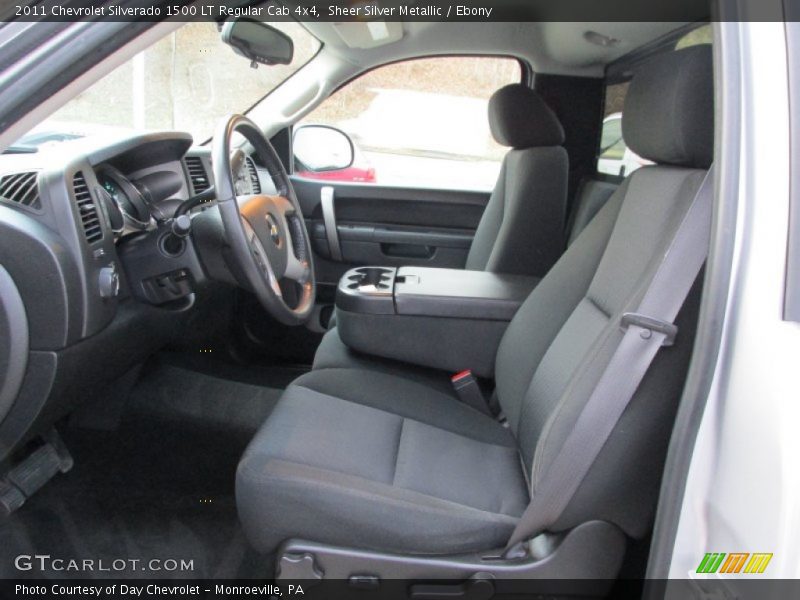 Sheer Silver Metallic / Ebony 2011 Chevrolet Silverado 1500 LT Regular Cab 4x4