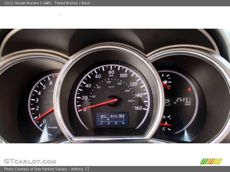 Tinted Bronze / Black 2012 Nissan Murano S AWD