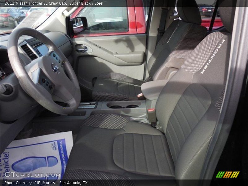 Super Black / Steel 2012 Nissan Frontier SL Crew Cab