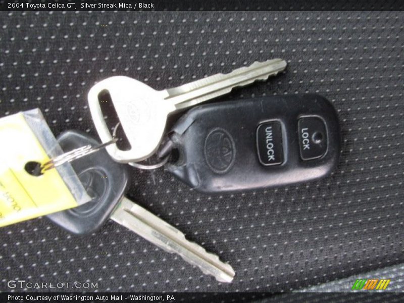 Silver Streak Mica / Black 2004 Toyota Celica GT