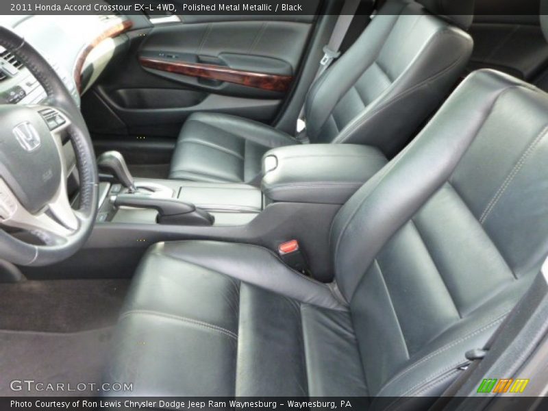 Polished Metal Metallic / Black 2011 Honda Accord Crosstour EX-L 4WD