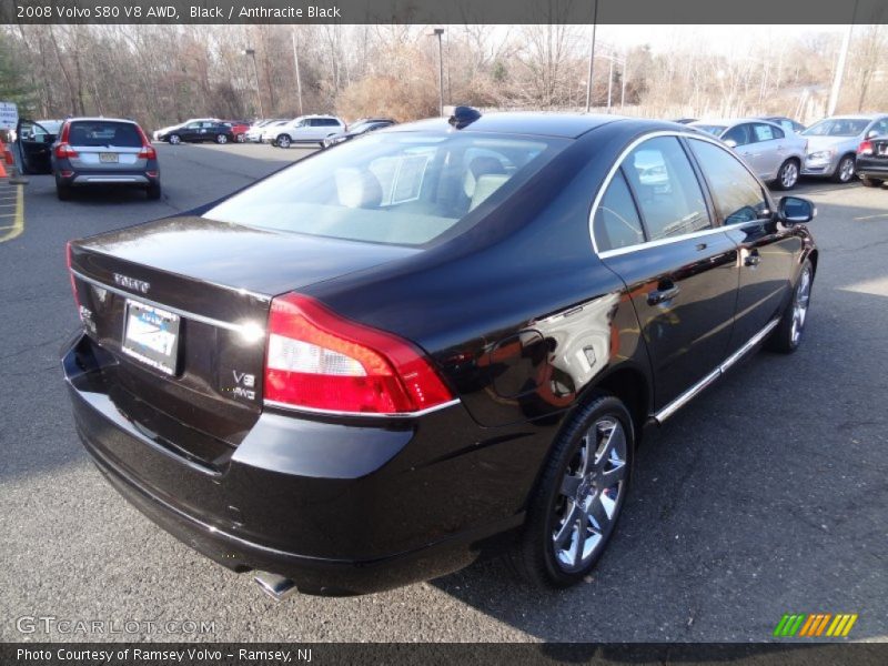 Black / Anthracite Black 2008 Volvo S80 V8 AWD