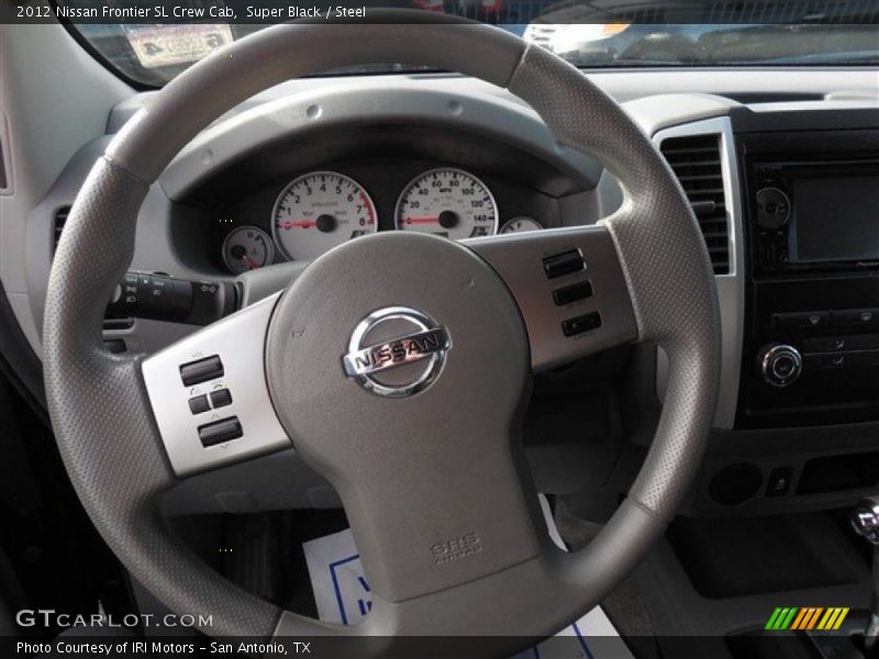 Super Black / Steel 2012 Nissan Frontier SL Crew Cab