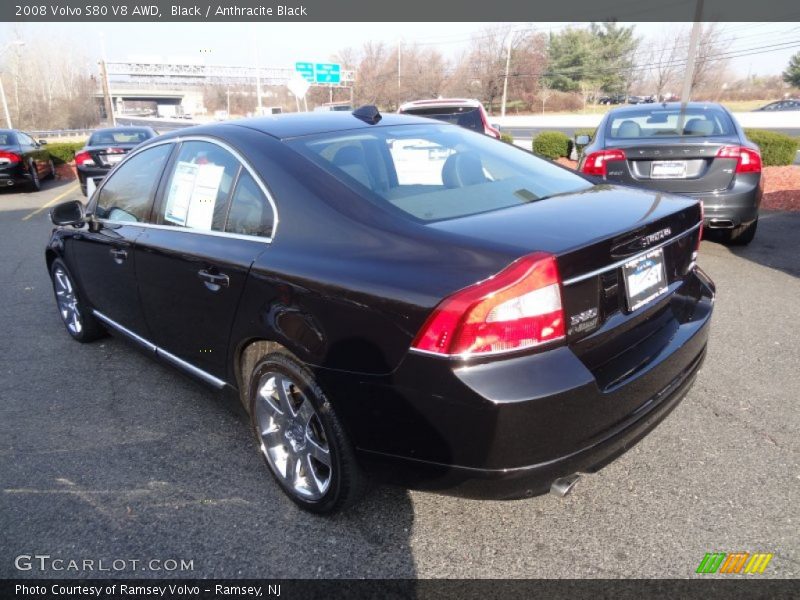 Black / Anthracite Black 2008 Volvo S80 V8 AWD