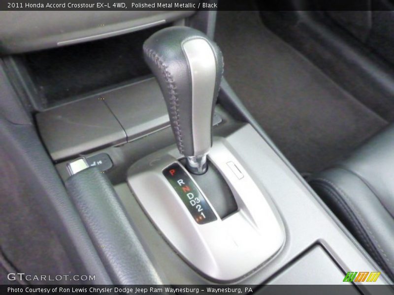 Polished Metal Metallic / Black 2011 Honda Accord Crosstour EX-L 4WD