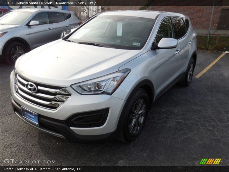 Moonstone Silver / Gray 2013 Hyundai Santa Fe Sport