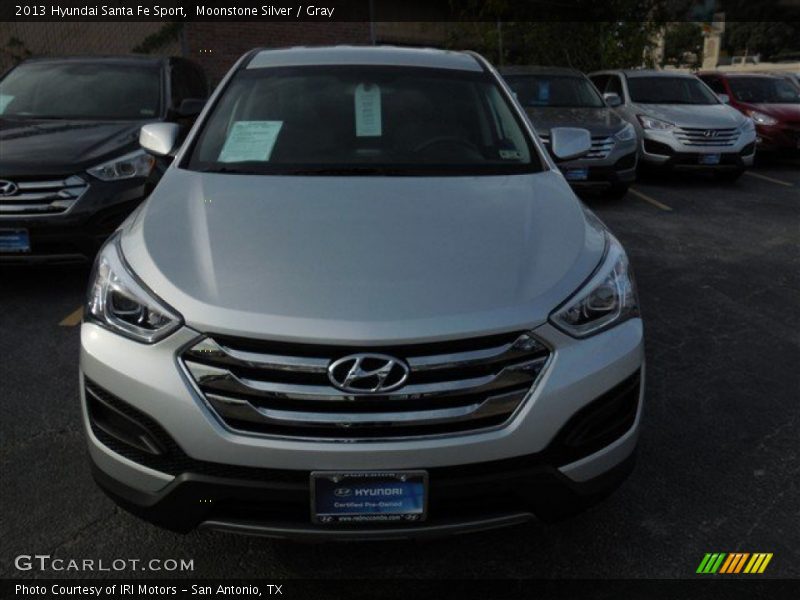 Moonstone Silver / Gray 2013 Hyundai Santa Fe Sport