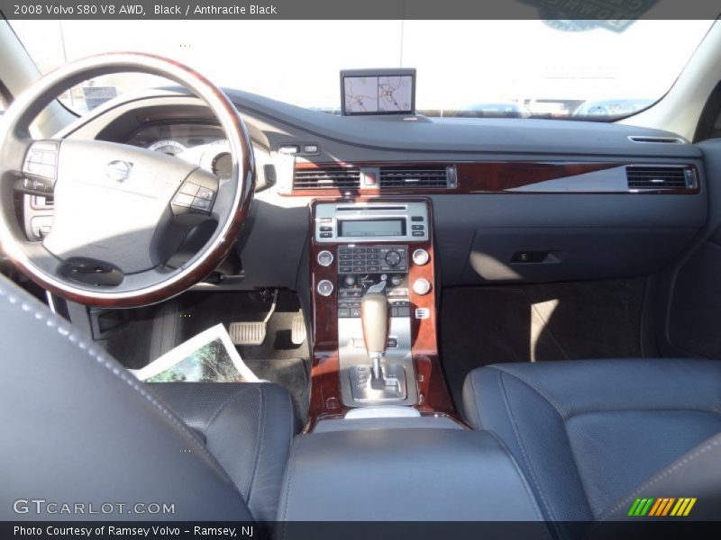 Black / Anthracite Black 2008 Volvo S80 V8 AWD