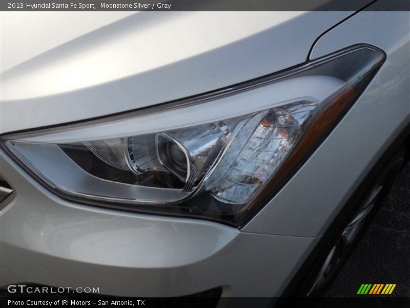 Moonstone Silver / Gray 2013 Hyundai Santa Fe Sport