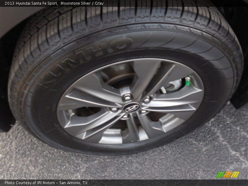 Moonstone Silver / Gray 2013 Hyundai Santa Fe Sport