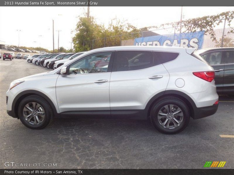 Moonstone Silver / Gray 2013 Hyundai Santa Fe Sport