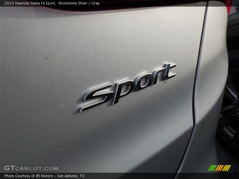 Moonstone Silver / Gray 2013 Hyundai Santa Fe Sport