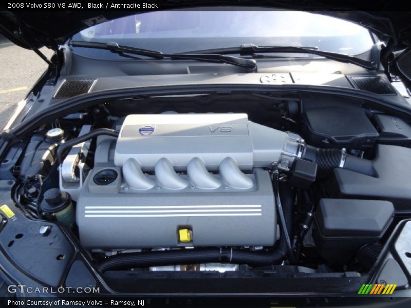 Black / Anthracite Black 2008 Volvo S80 V8 AWD