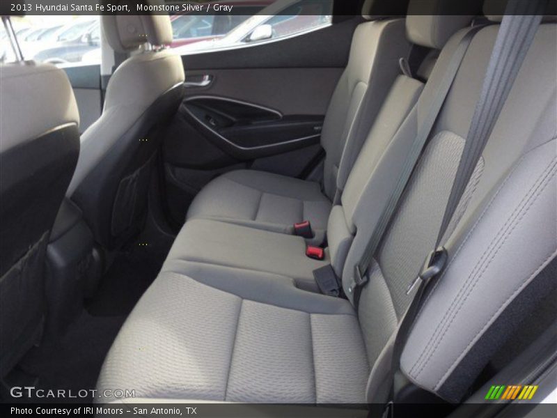 Moonstone Silver / Gray 2013 Hyundai Santa Fe Sport