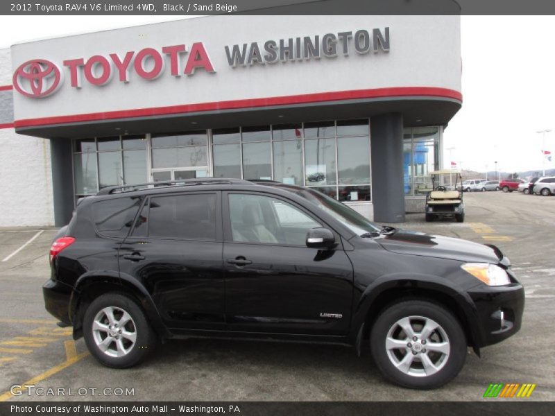 Black / Sand Beige 2012 Toyota RAV4 V6 Limited 4WD