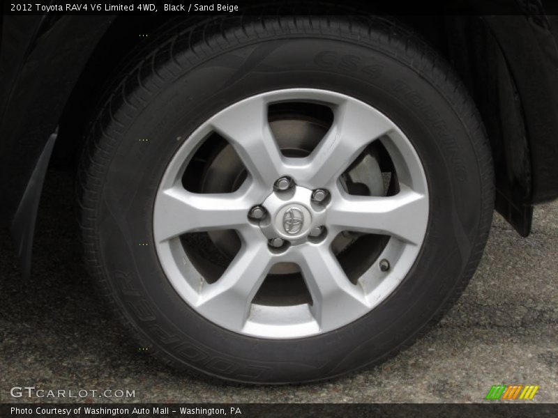 Black / Sand Beige 2012 Toyota RAV4 V6 Limited 4WD