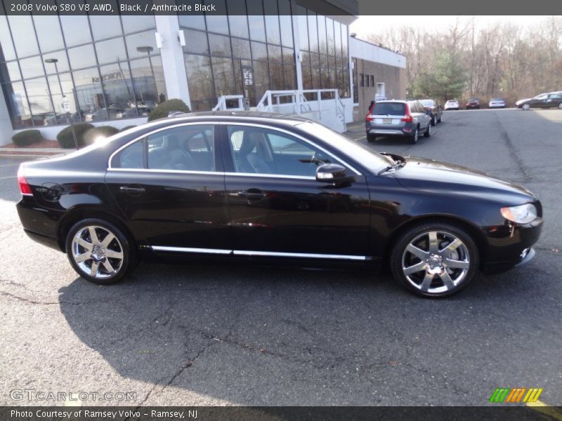 Black / Anthracite Black 2008 Volvo S80 V8 AWD