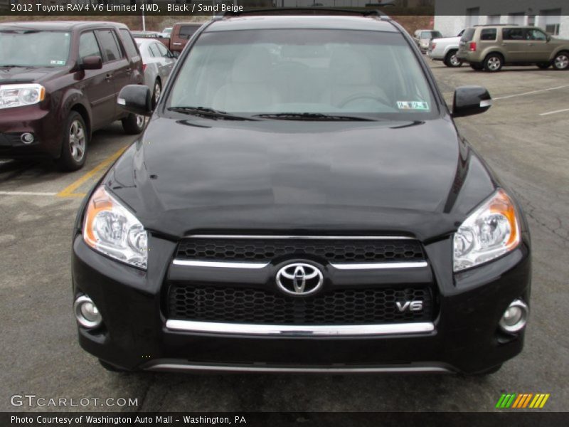 Black / Sand Beige 2012 Toyota RAV4 V6 Limited 4WD