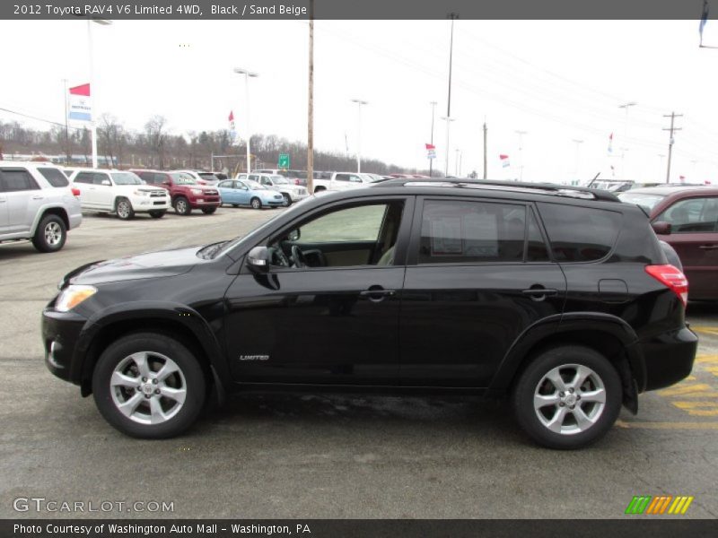 Black / Sand Beige 2012 Toyota RAV4 V6 Limited 4WD