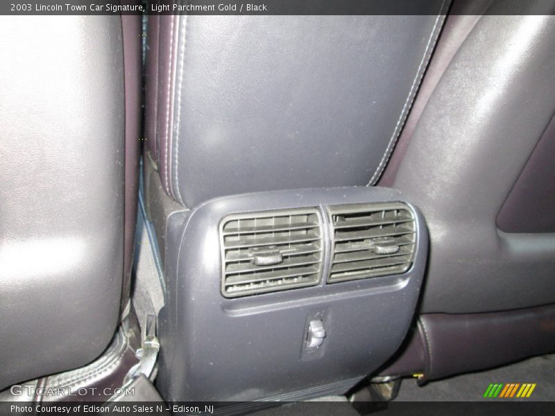 Light Parchment Gold / Black 2003 Lincoln Town Car Signature