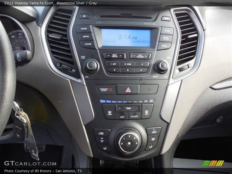 Moonstone Silver / Gray 2013 Hyundai Santa Fe Sport