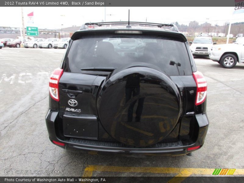 Black / Sand Beige 2012 Toyota RAV4 V6 Limited 4WD