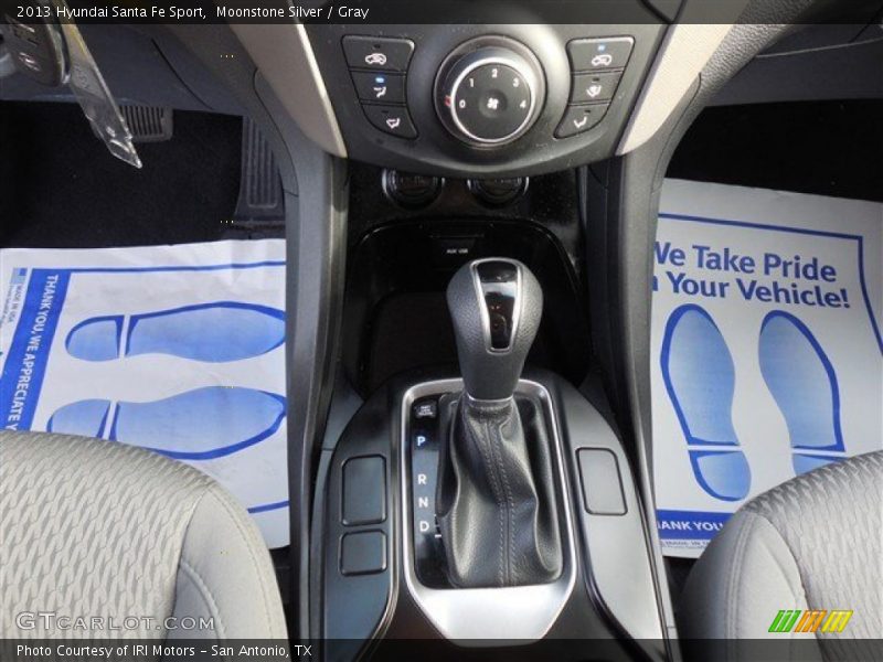 Moonstone Silver / Gray 2013 Hyundai Santa Fe Sport