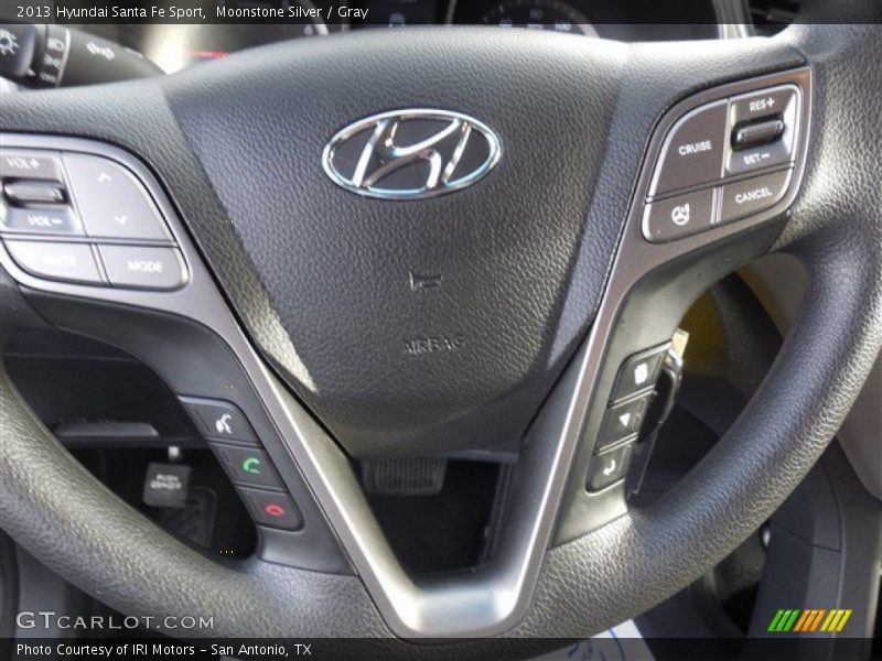 Moonstone Silver / Gray 2013 Hyundai Santa Fe Sport