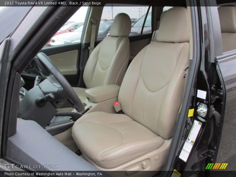 Black / Sand Beige 2012 Toyota RAV4 V6 Limited 4WD