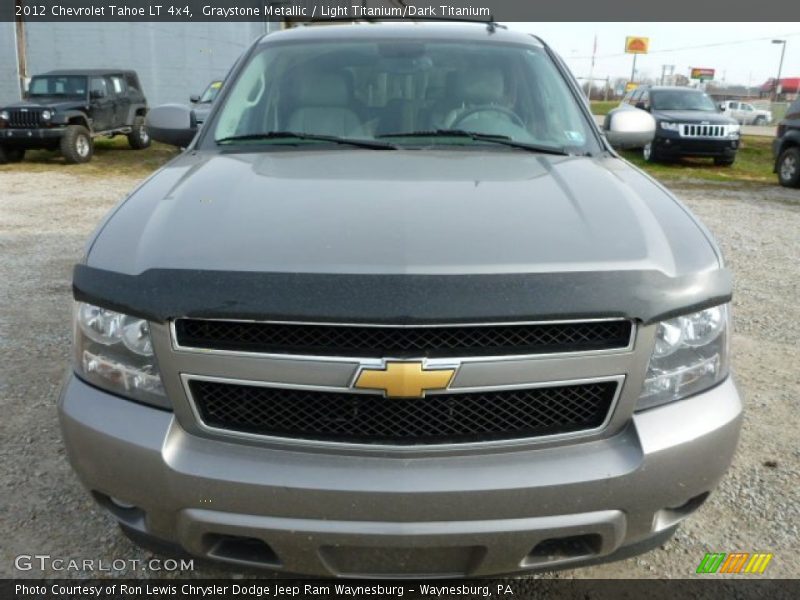 Graystone Metallic / Light Titanium/Dark Titanium 2012 Chevrolet Tahoe LT 4x4