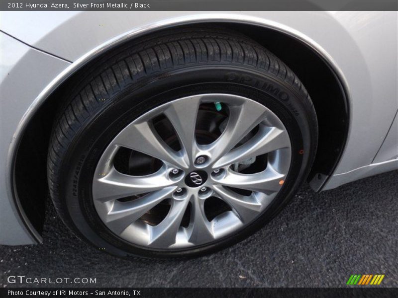 Silver Frost Metallic / Black 2012 Hyundai Azera
