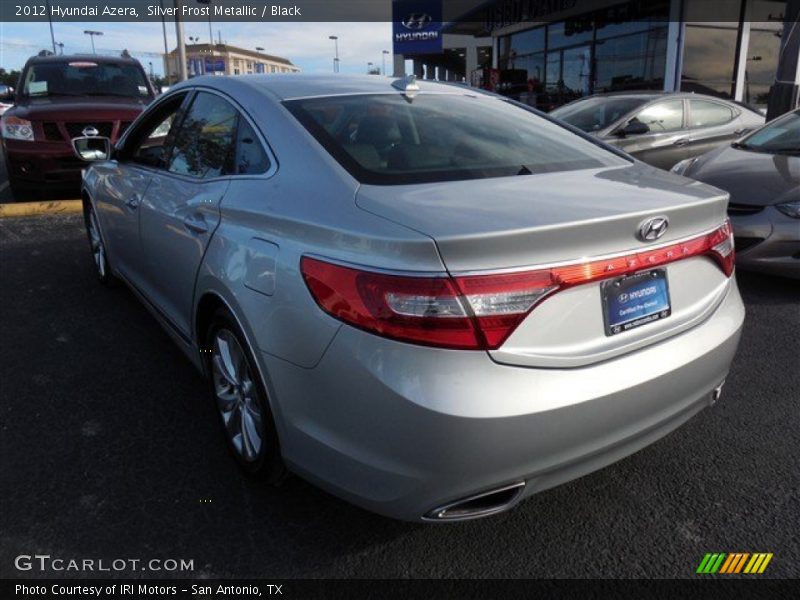 Silver Frost Metallic / Black 2012 Hyundai Azera