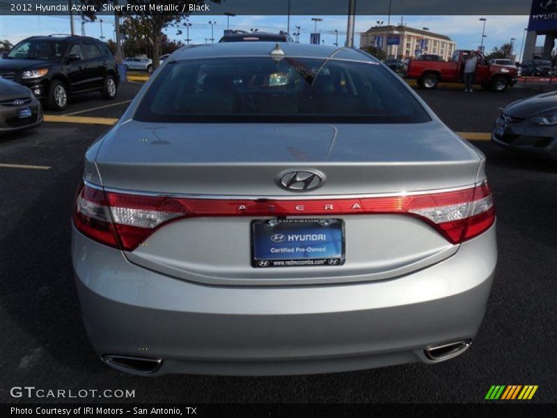 Silver Frost Metallic / Black 2012 Hyundai Azera