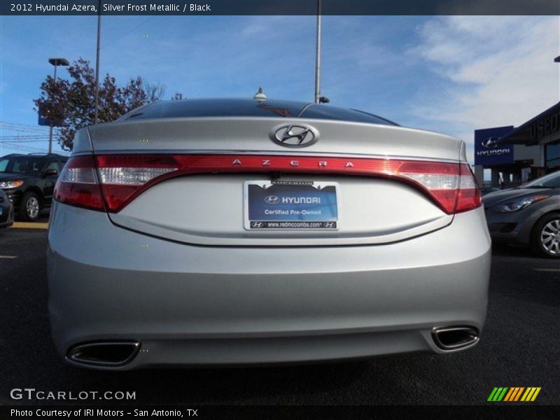 Silver Frost Metallic / Black 2012 Hyundai Azera