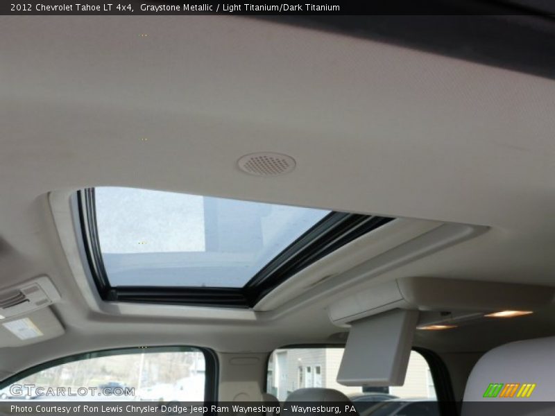 Sunroof of 2012 Tahoe LT 4x4