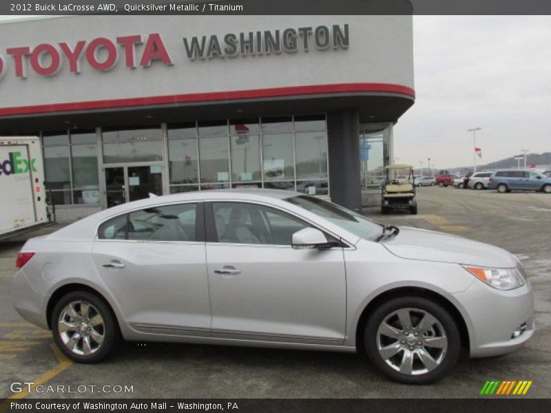 Quicksilver Metallic / Titanium 2012 Buick LaCrosse AWD