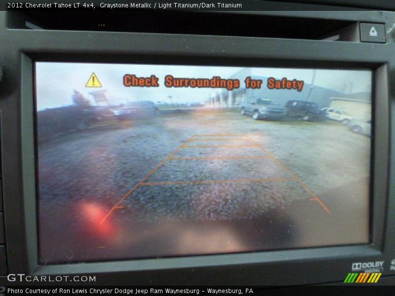 Graystone Metallic / Light Titanium/Dark Titanium 2012 Chevrolet Tahoe LT 4x4