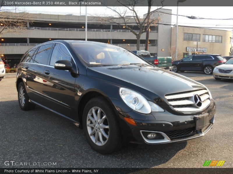 Black / Macadamia 2006 Mercedes-Benz R 350 4Matic