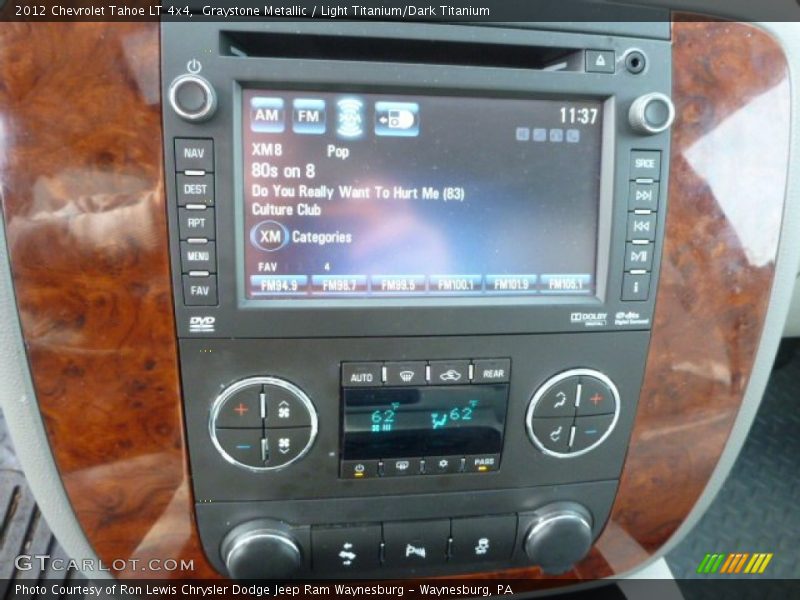 Controls of 2012 Tahoe LT 4x4