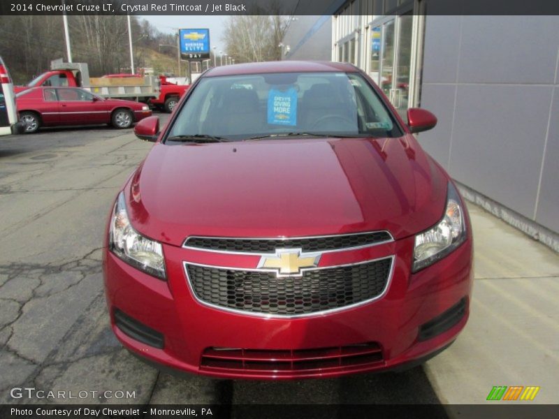 Crystal Red Tintcoat / Jet Black 2014 Chevrolet Cruze LT